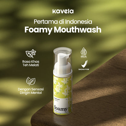 Foamy Mouthwash Jasmine Tea Mouthwash