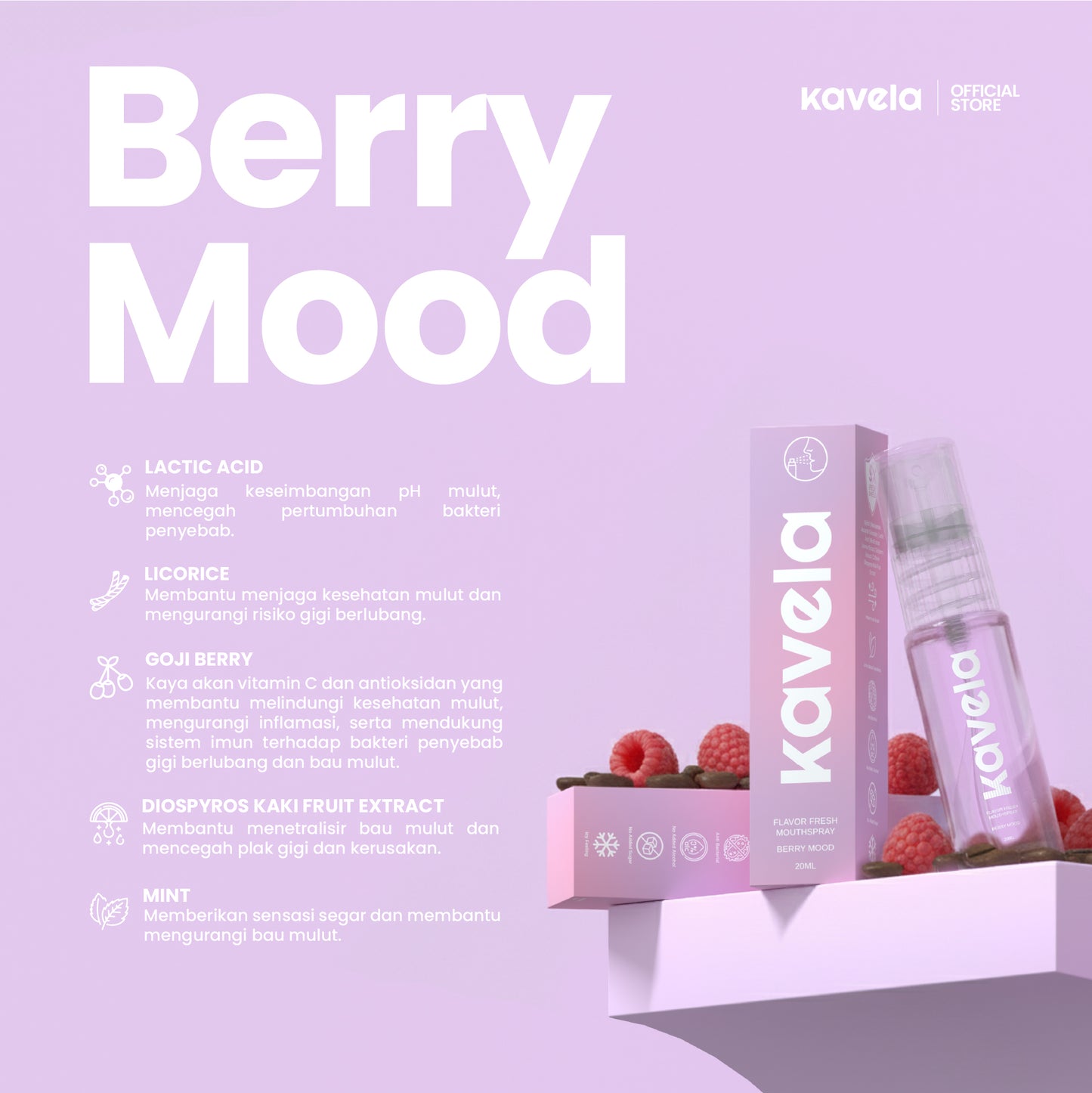 Flavor Fresh Berry Mood Mouthspray