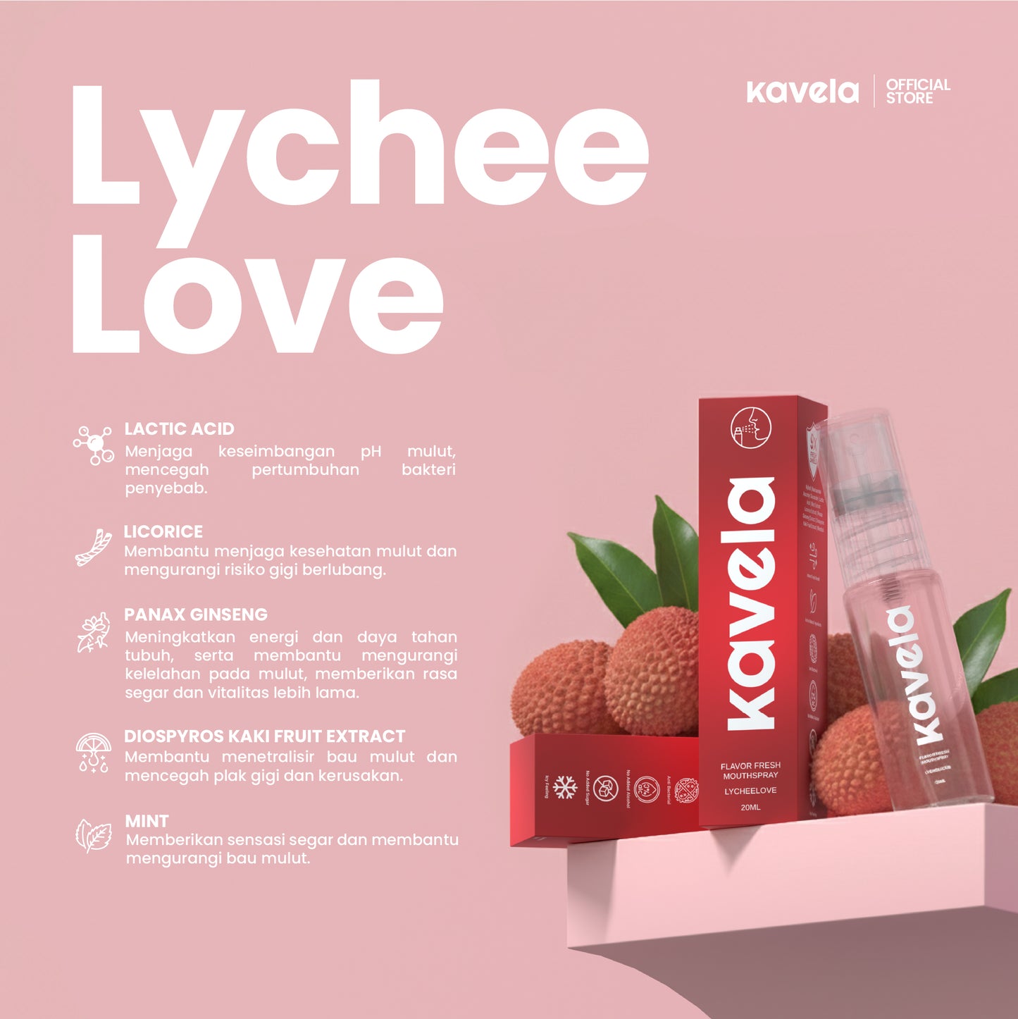 Flavor Fresh Lychee Love Mouthspray